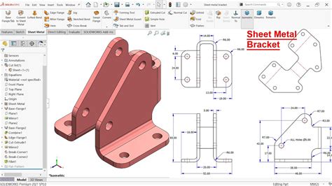 bracket sheet metal design|basics of sheet metal design.